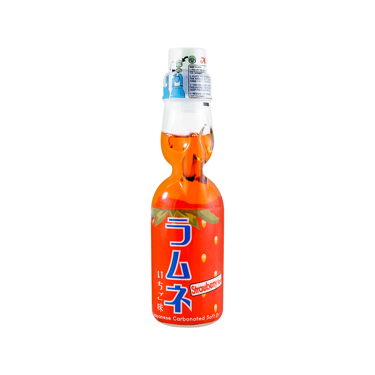 Ramune Soda: Strawberry Flavor - JAPAN